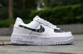 chaussures casual femme air force 1 pixel nike dior white